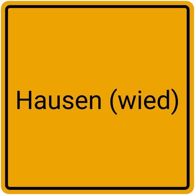 Meldebestätigung Hausen (Wied)